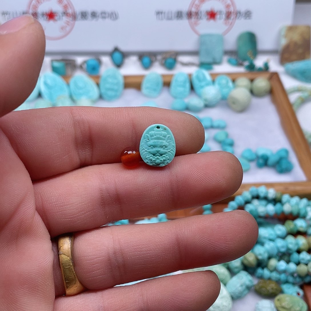 南红玛瑙颈饰合金简*305