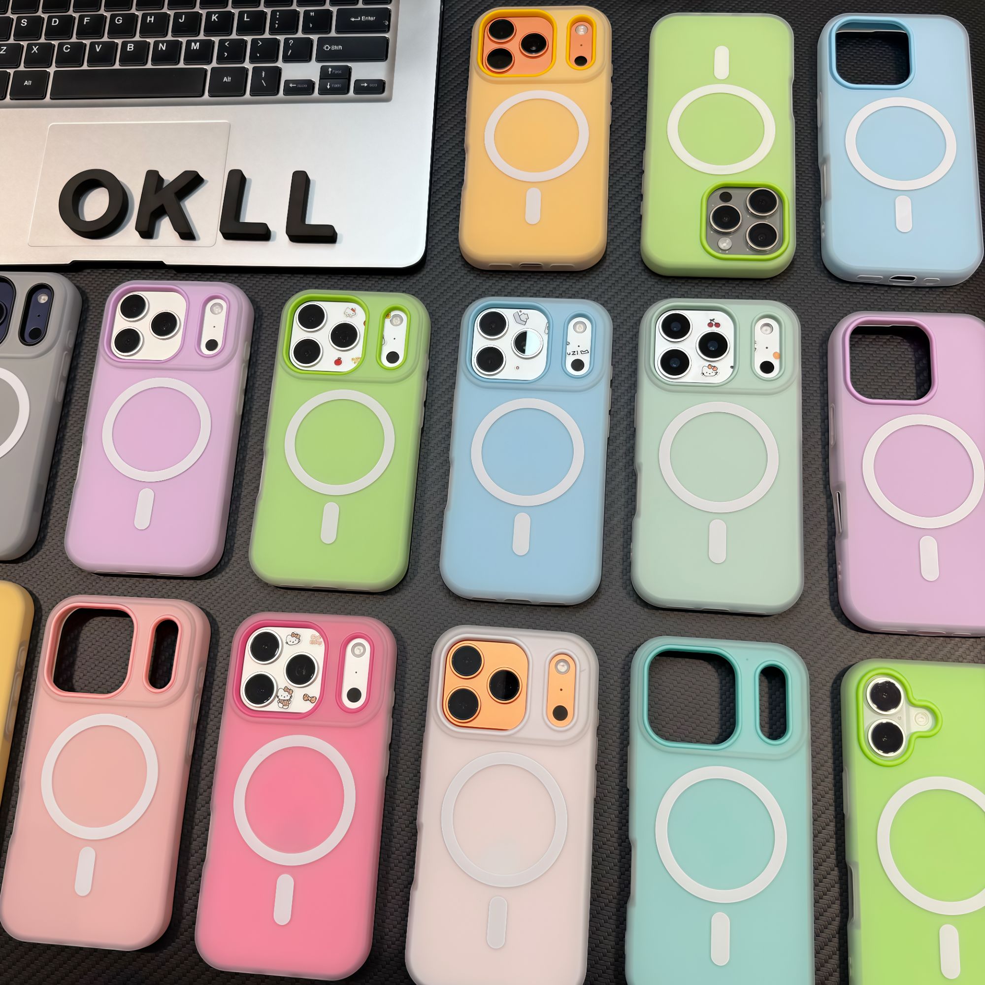 欧克里里果冻壳适用苹果17promax肤感磁吸16手机壳1413华为小米15