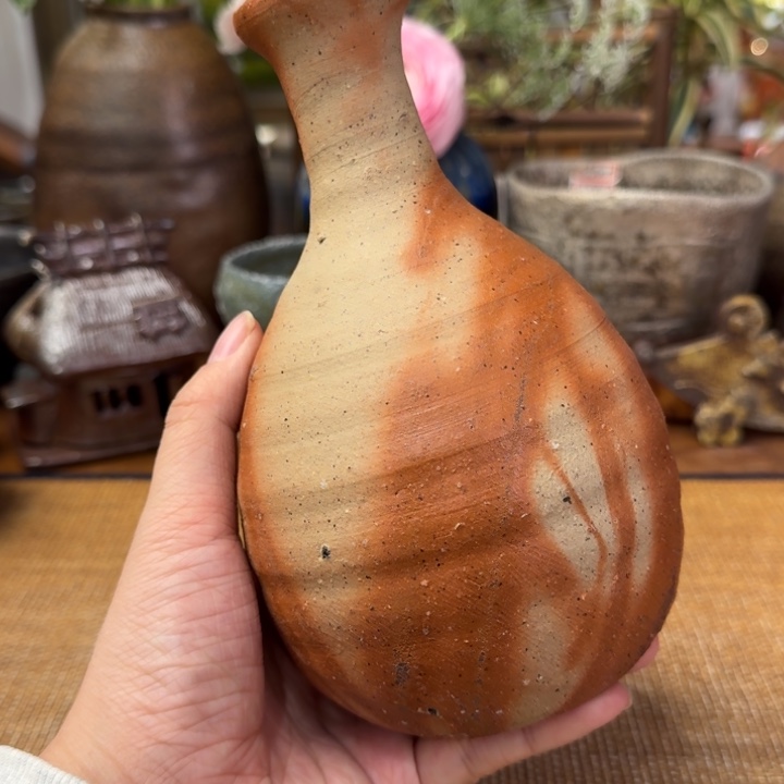 末石泰节绯襷花器福利一口价