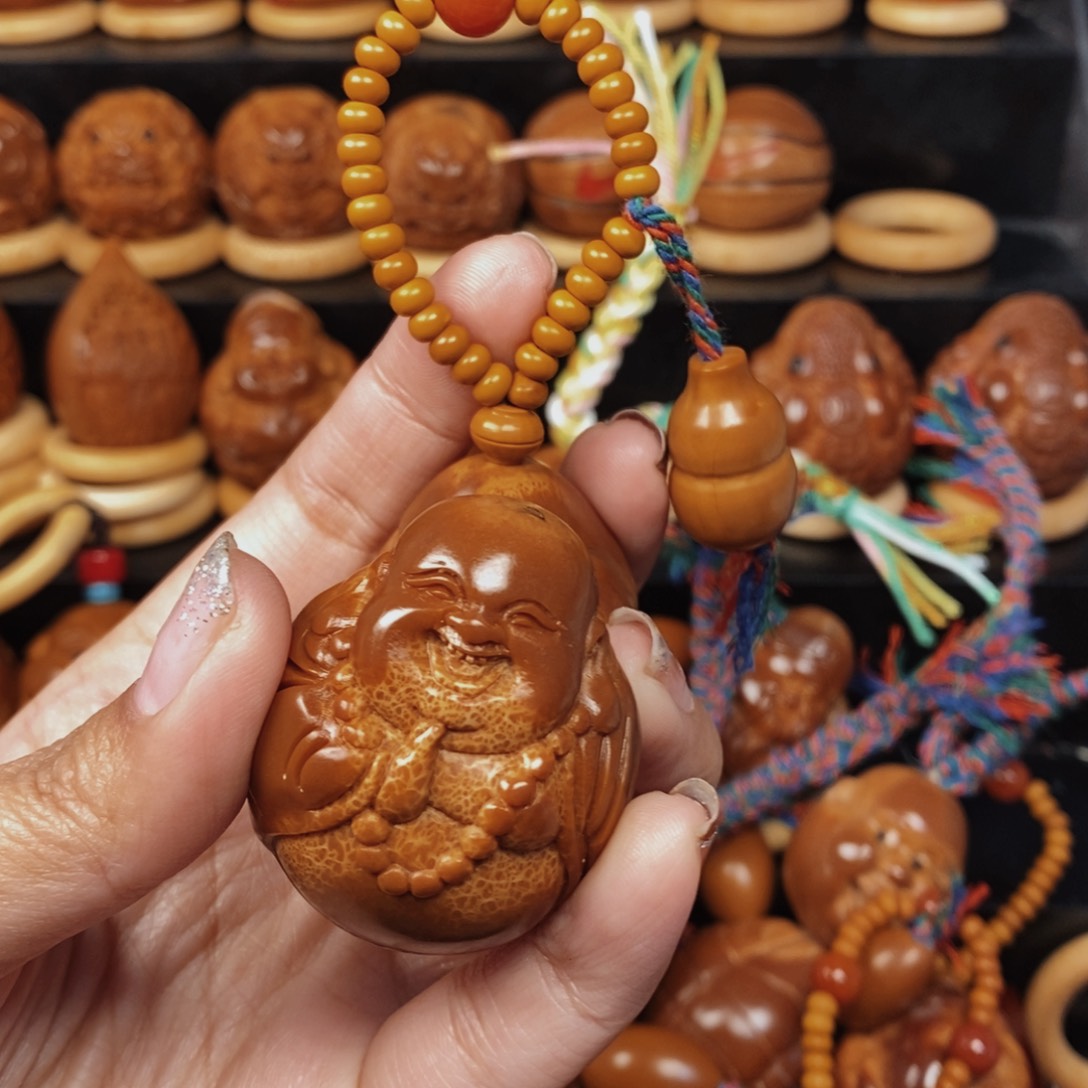 4***2橄榄核手串/手链弥勒一套087