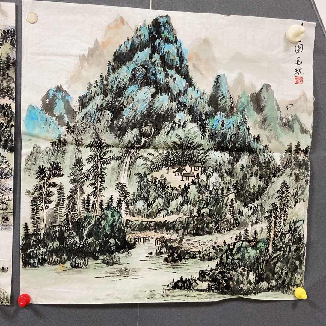 国画平价平价书画毛琼50/50