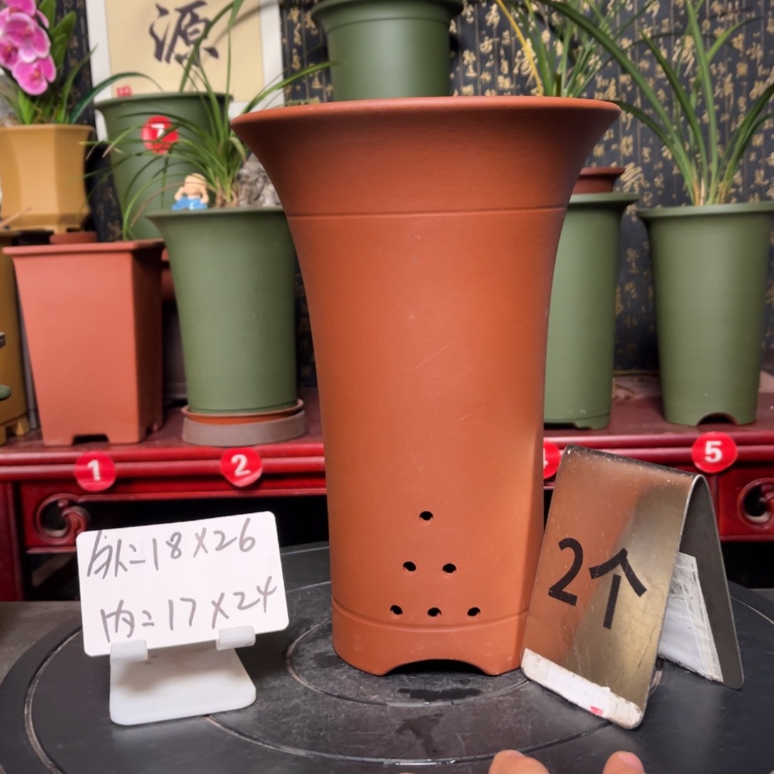紫砂花盆紫砂花盆