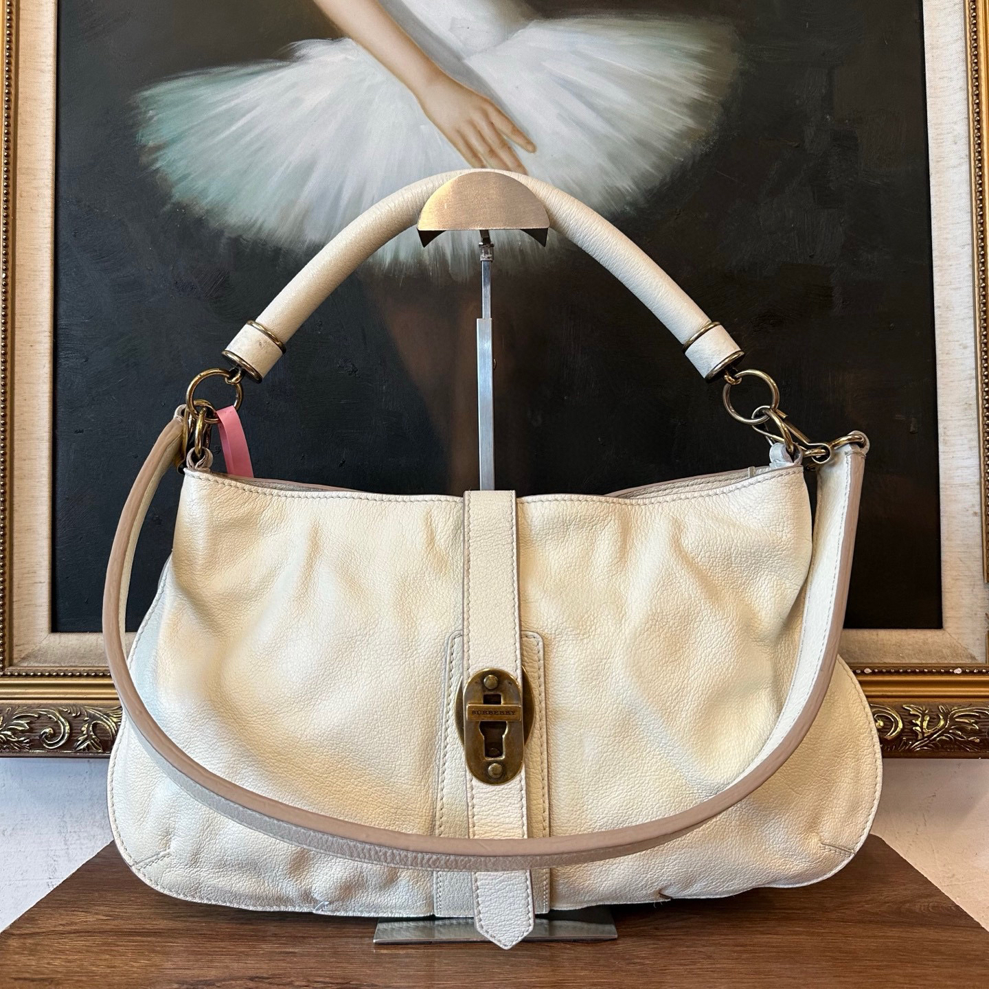 95新 BURBERRY/博柏利 巴宝莉单肩包/004444/尺寸31*23