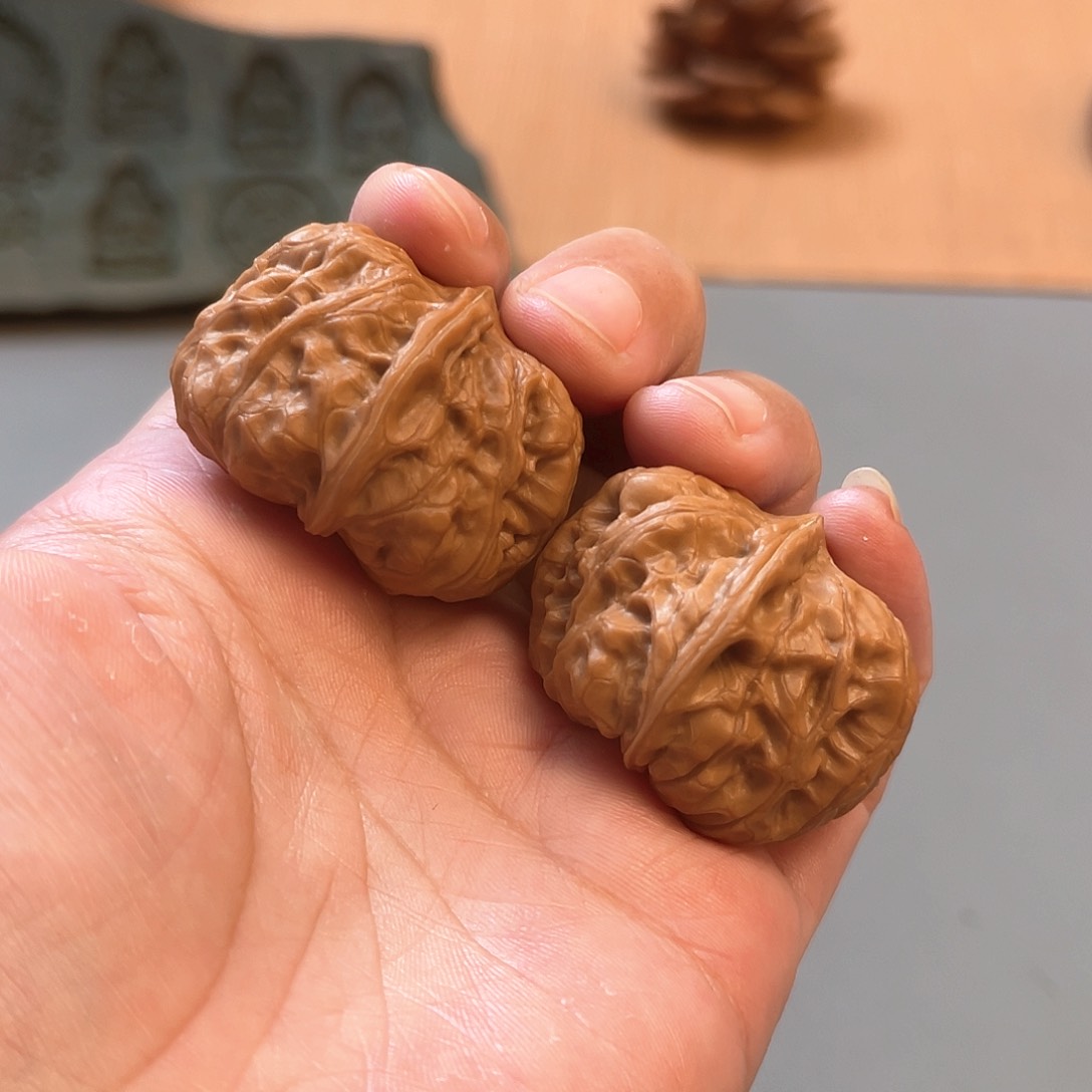 桃核把件38×33尺全品门头沟元宝XM1088已打底