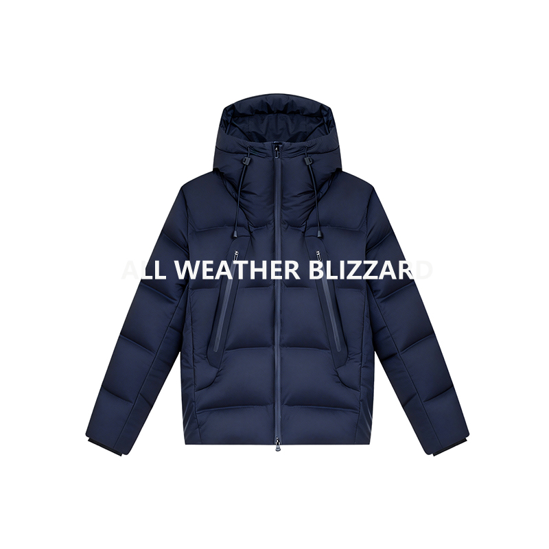 NFNG昂风/户外抗寒保暖高蓬松冬季防风防水女双门襟连帽羽绒服