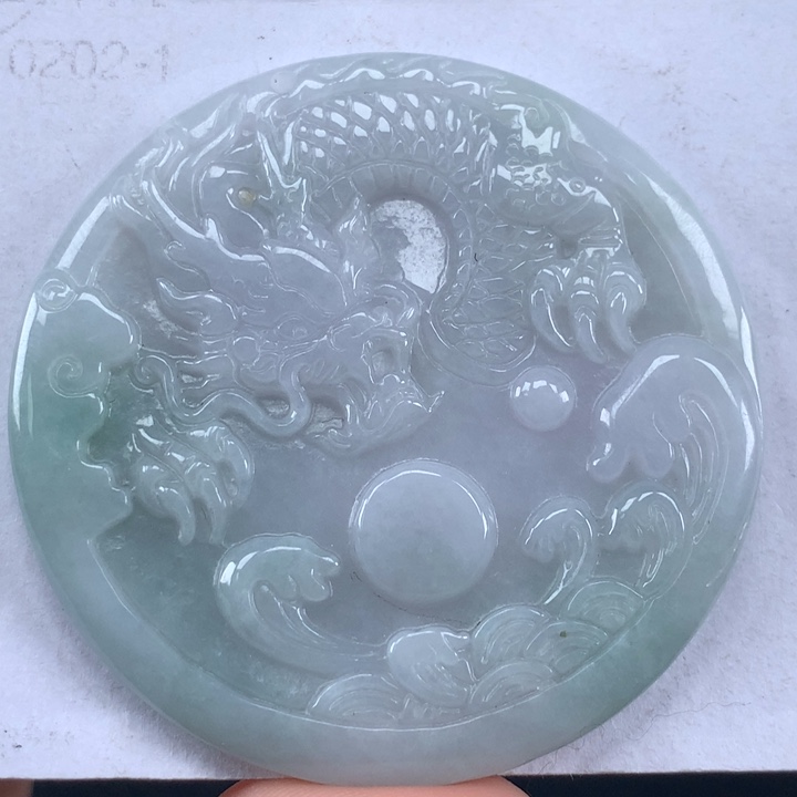 颈饰未镶嵌翡翠龙