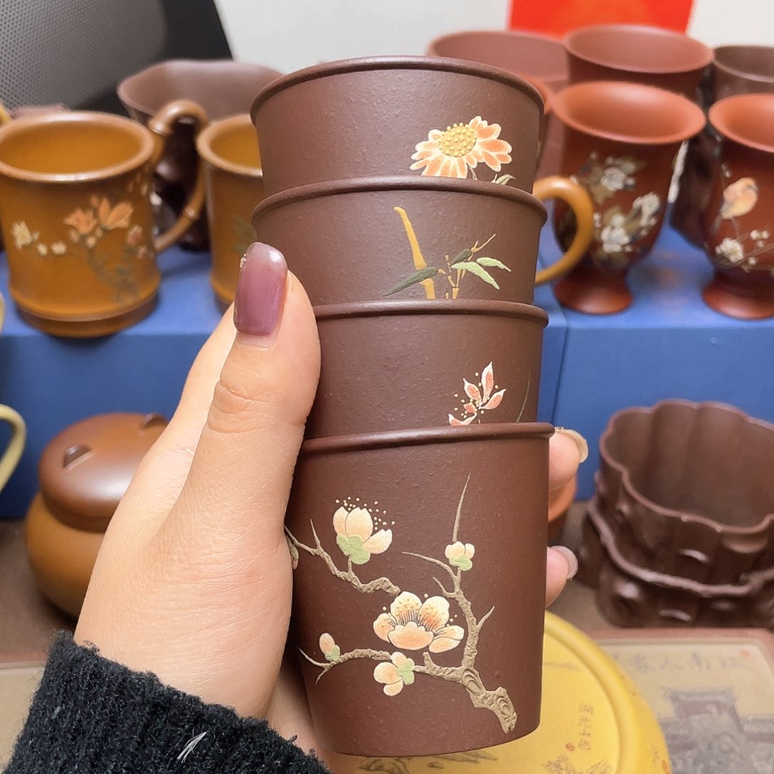 紫砂茶杯紫砂主人杯