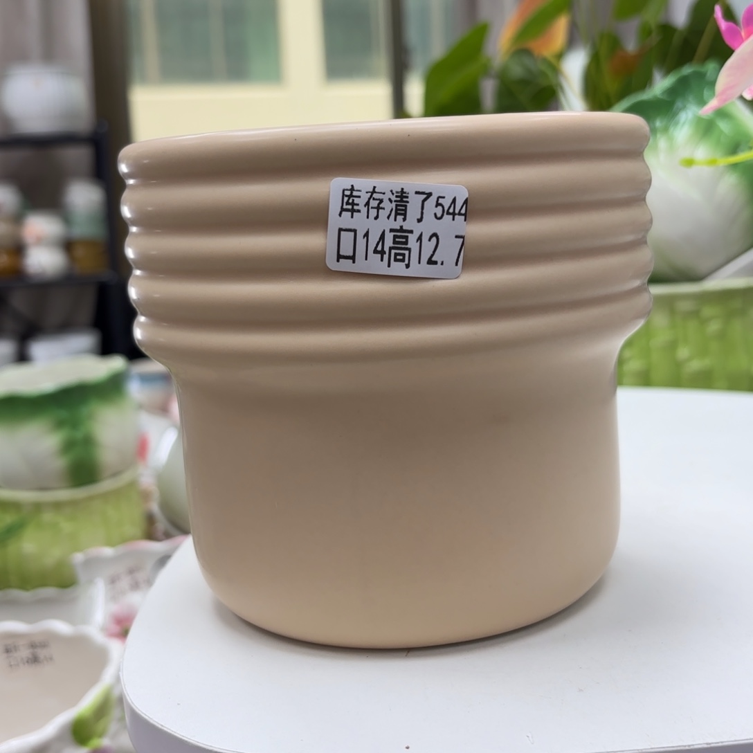 @夏西陶瓷花盆@@5544