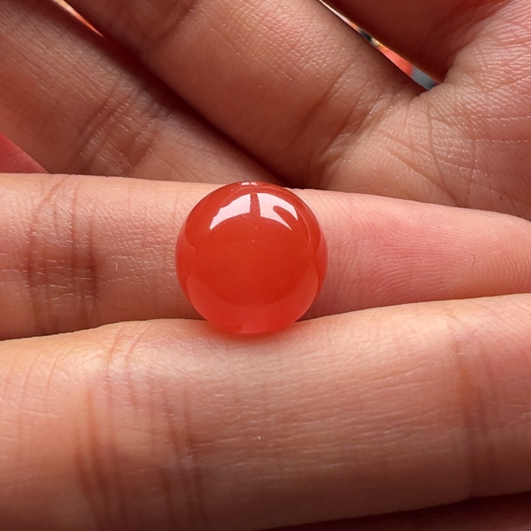 南红玛瑙圆珠11.9未镶嵌