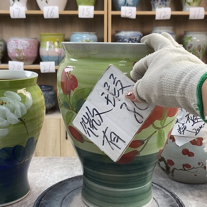 缸23xc景德镇陶瓷花盆