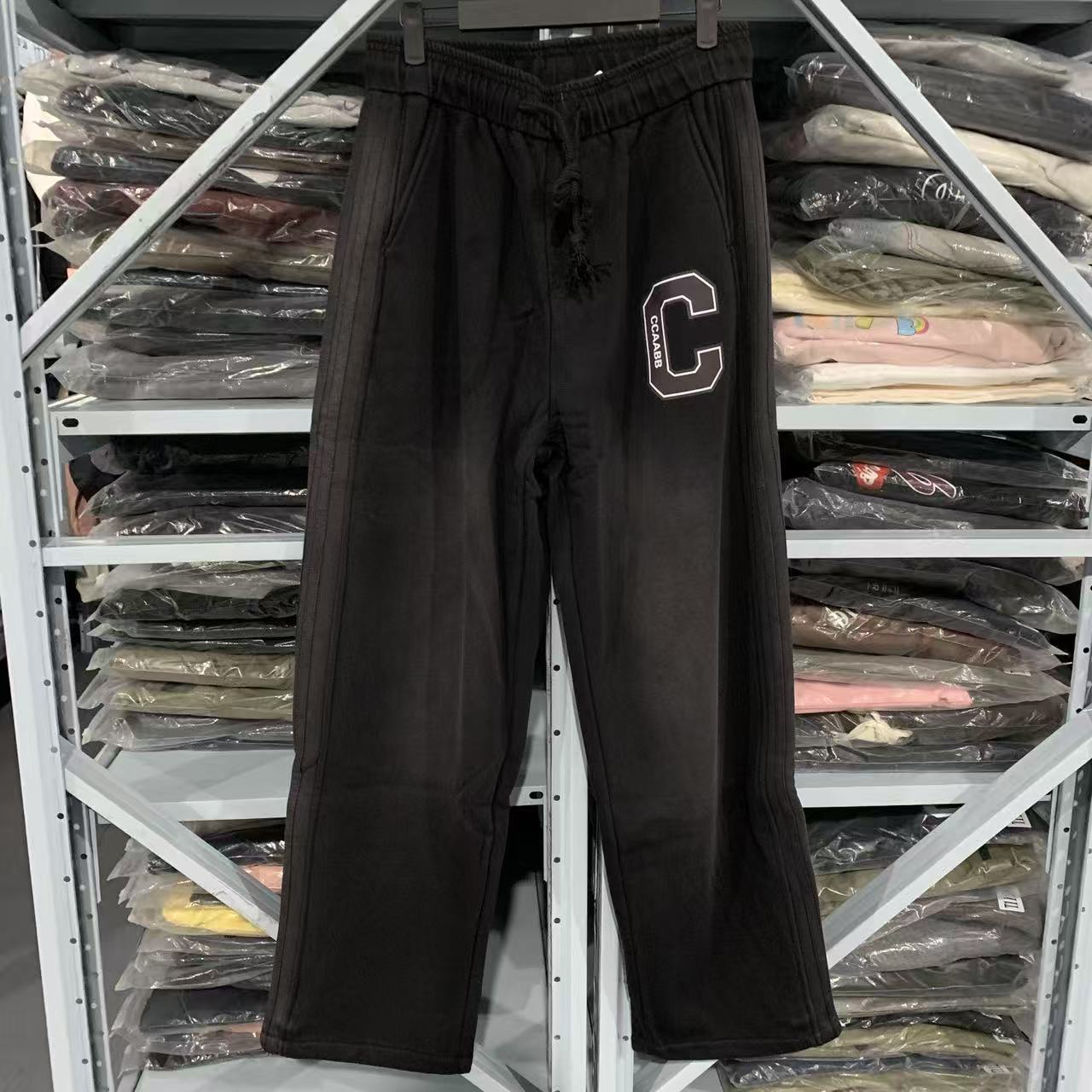 单色男女同款休闲裤A500