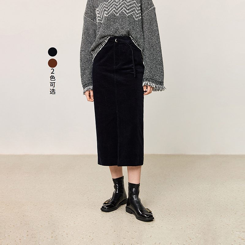 【商场同款】LILY2024冬新款女装半身裙124450C6212