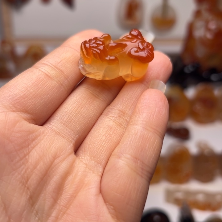 玛瑙/玉髓合金吊坠