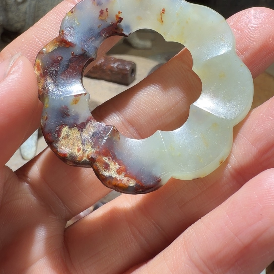 大***夫和田玉未镶嵌挂件