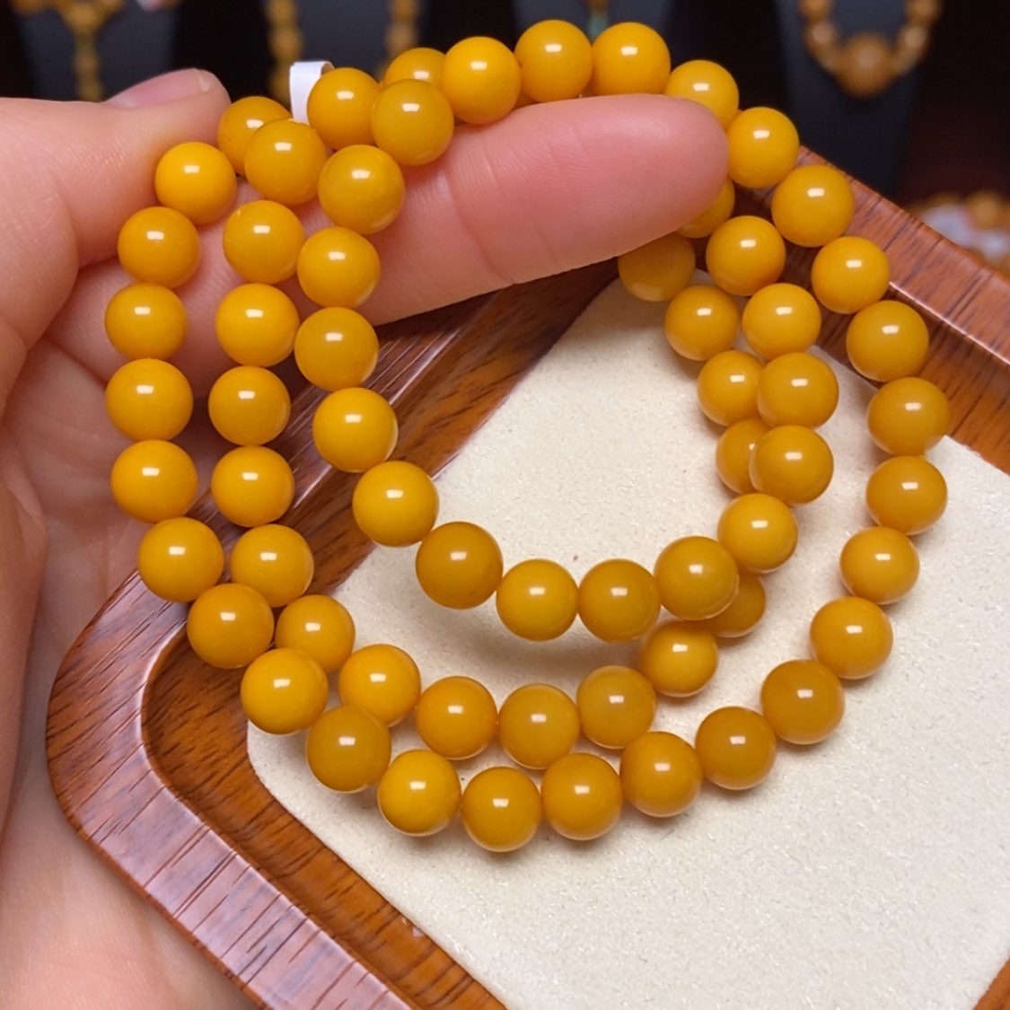 【闪购商品】蜜蜡手链未镶嵌手串