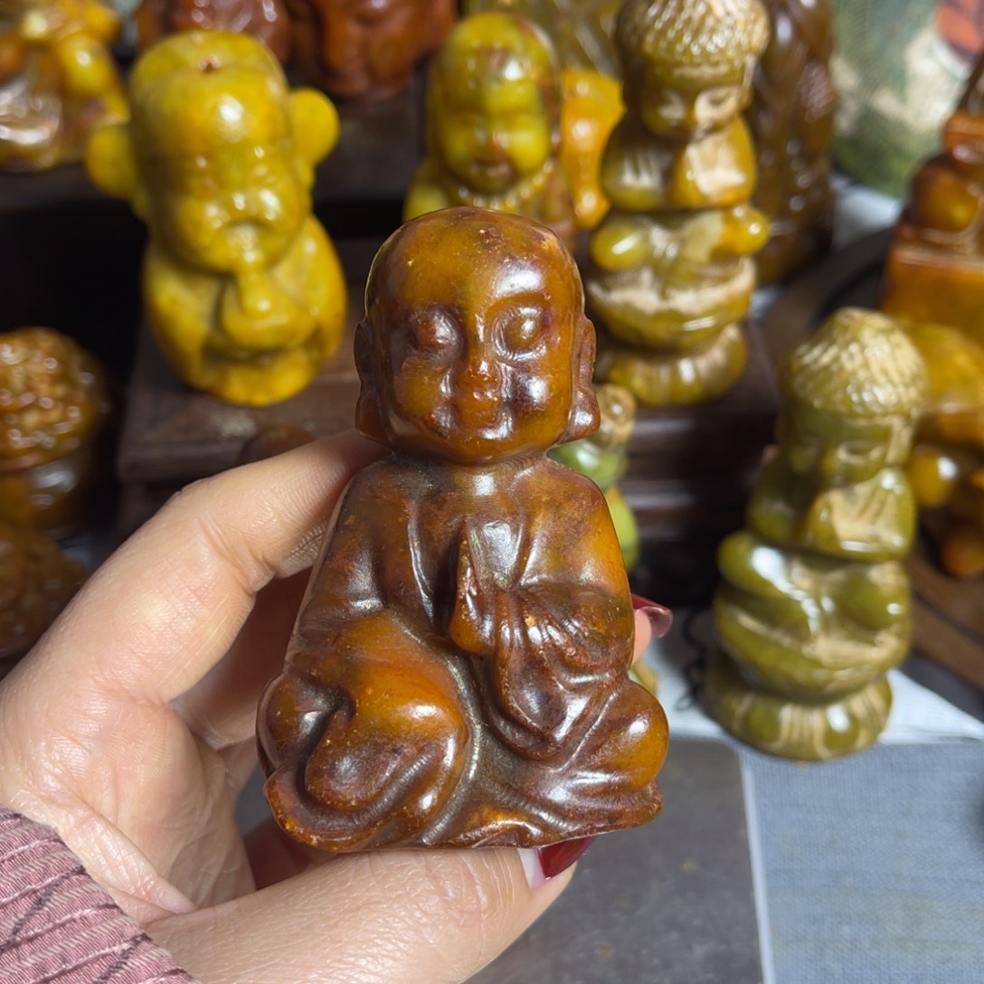 蛇纹石玉合金颈饰
