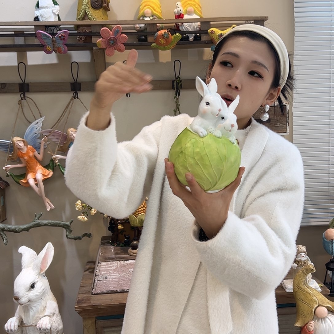 花园摆件红红火火