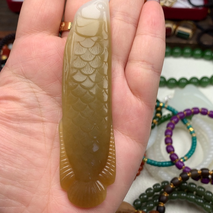 和田玉（糖玉）挂件未镶嵌