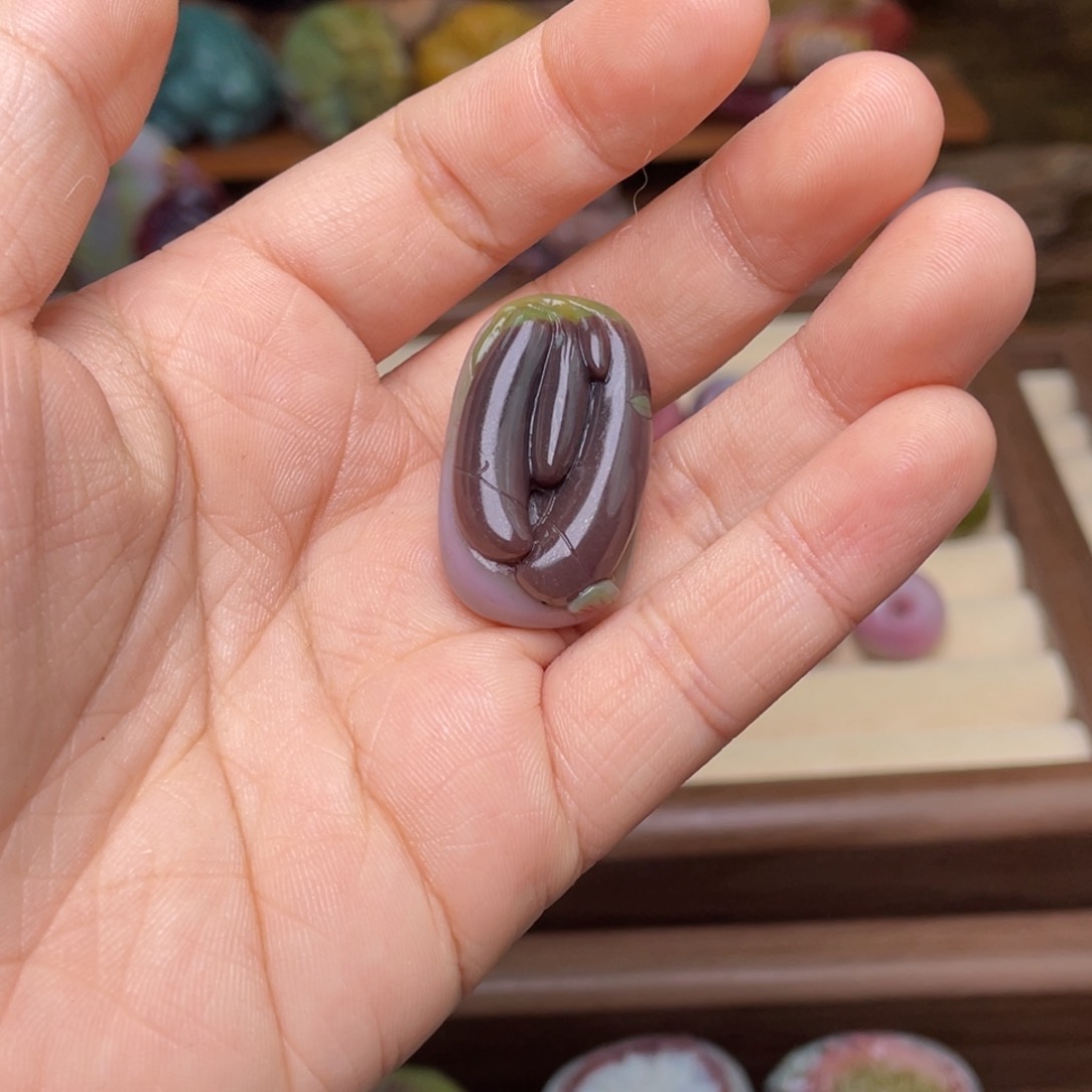 玛瑙/玉髓珠宝半成品未镶嵌盐源玛瑙