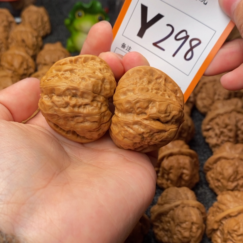 【闪购商品】把件桃核渐**境40蛙蛙