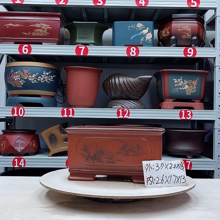 紫砂花盆紫砂花盆