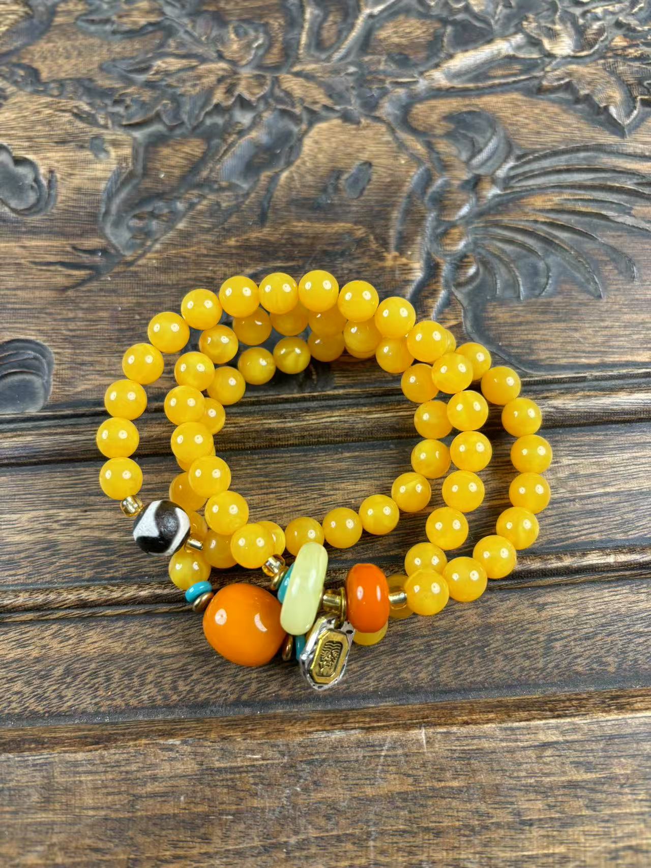 蜜蜡项链一个{小七甄选}