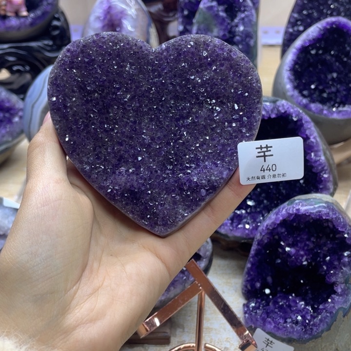 未镶嵌珠宝半成品紫晶