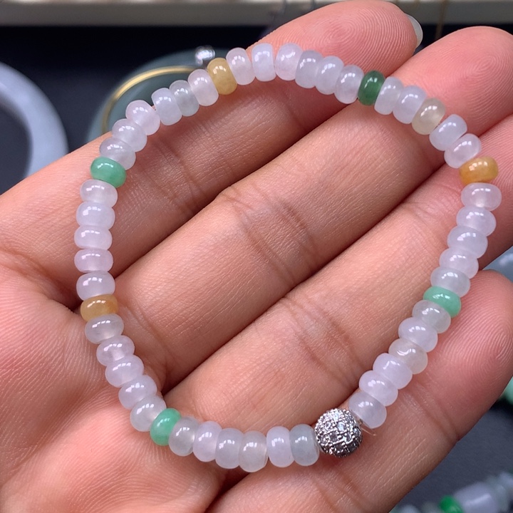 翡翠未镶嵌手链卡5