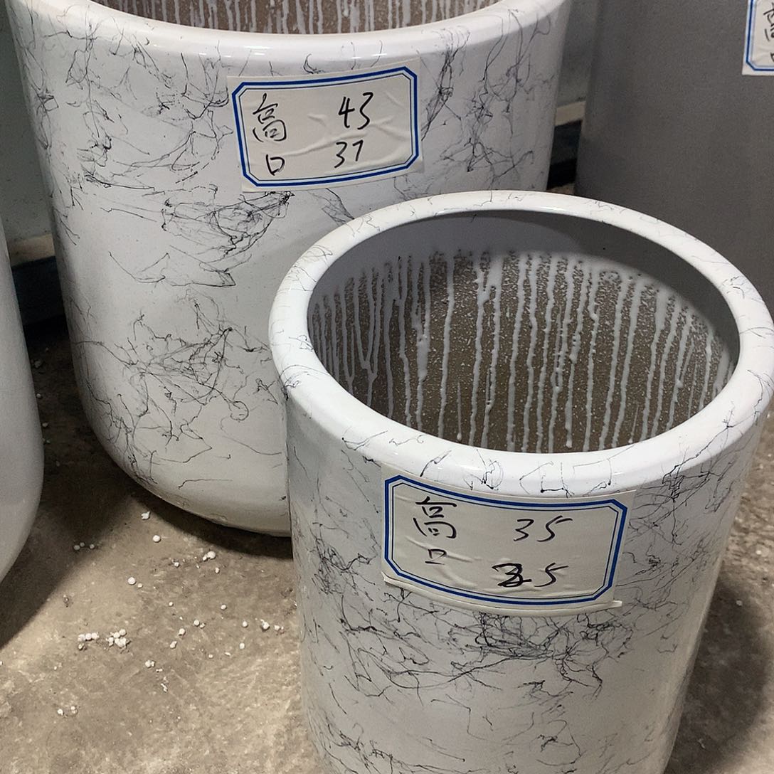高温陶瓷花盆微瑕