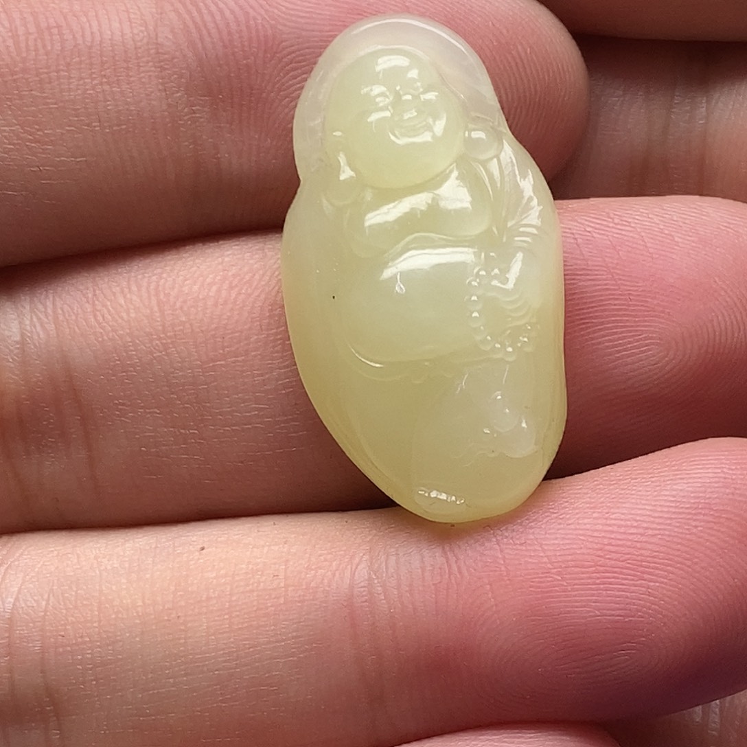 和田玉未镶嵌吊坠(不含链)