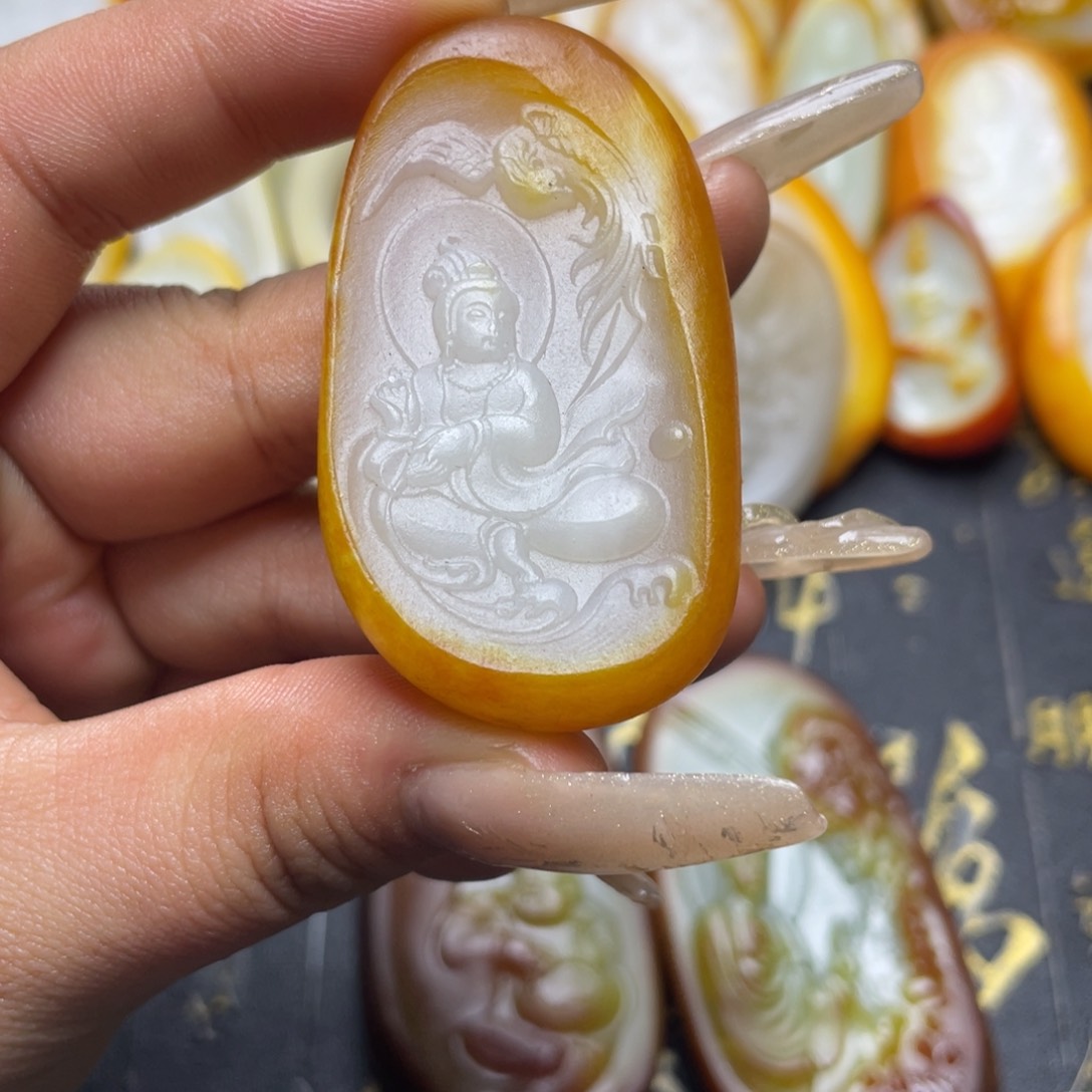 和田玉挂件未镶嵌Y****N