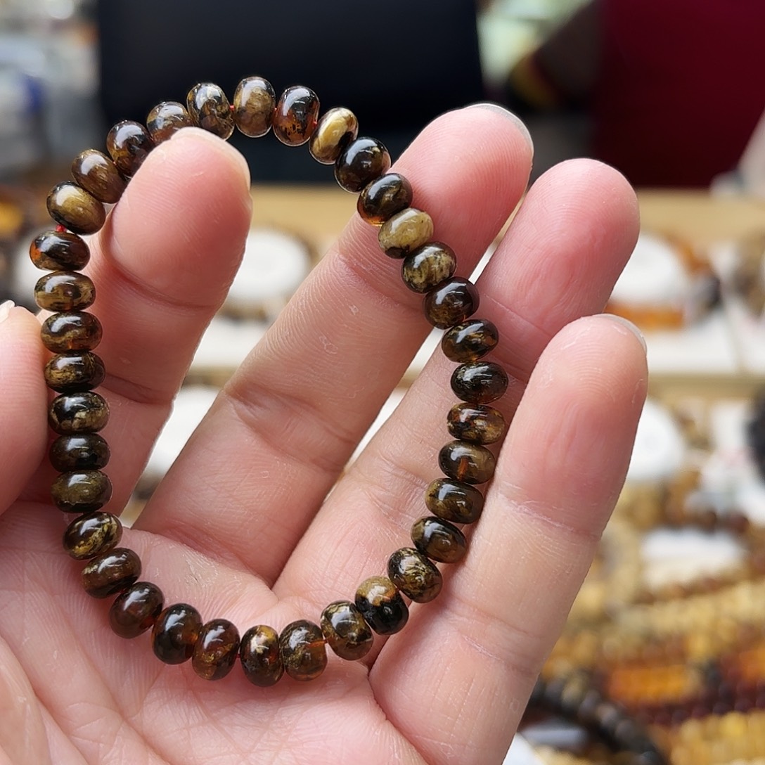 征***途琥珀未镶嵌裸石八