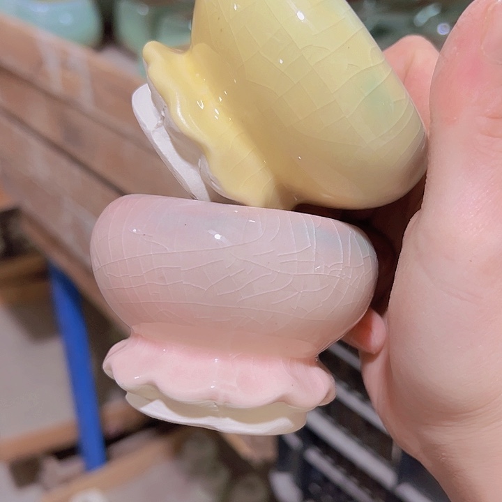 红陶陶瓷花盆当场满12包邮