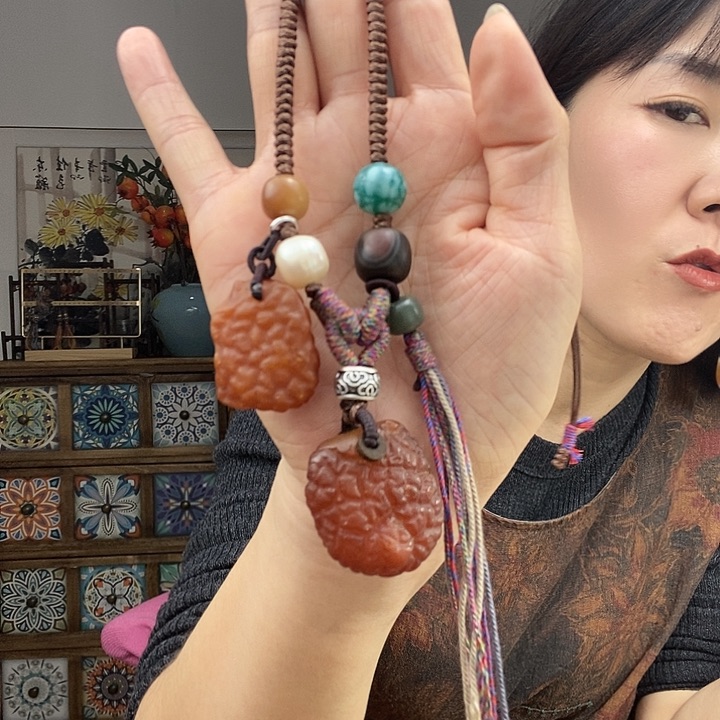 蜜蜡项链未镶嵌项链