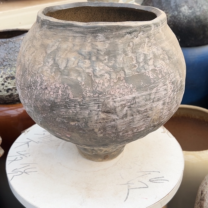 景德镇精品花盆栽适口口16高26