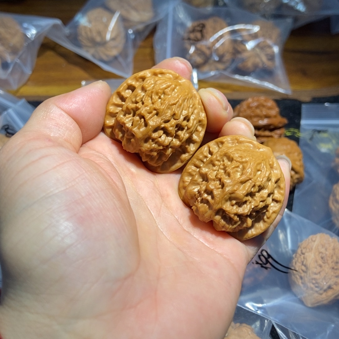 吊坠文玩核桃野狼核桃60