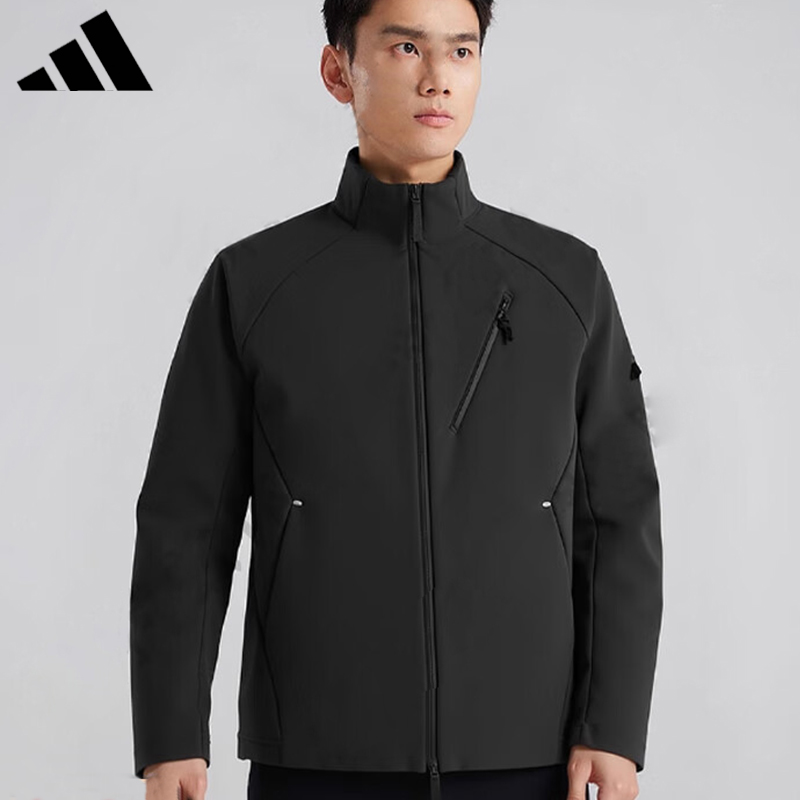 阿迪达斯夹克外套男秋冬外套户外保暖百搭休闲上衣夹克衣服KG8970