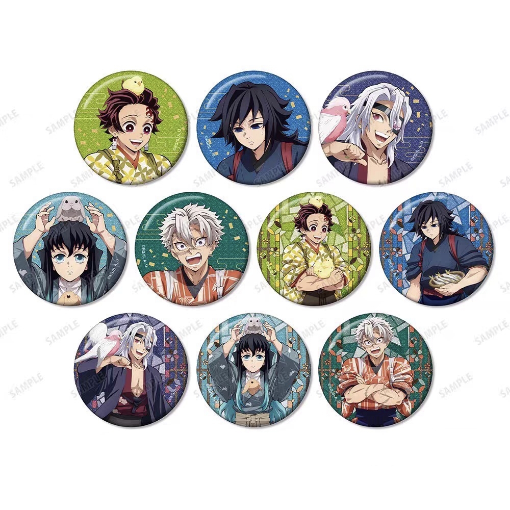 【鬼灭日谷】鬼灭之刃 东武动物园系列 徽章吧唧 动漫周边 盲盒代拆