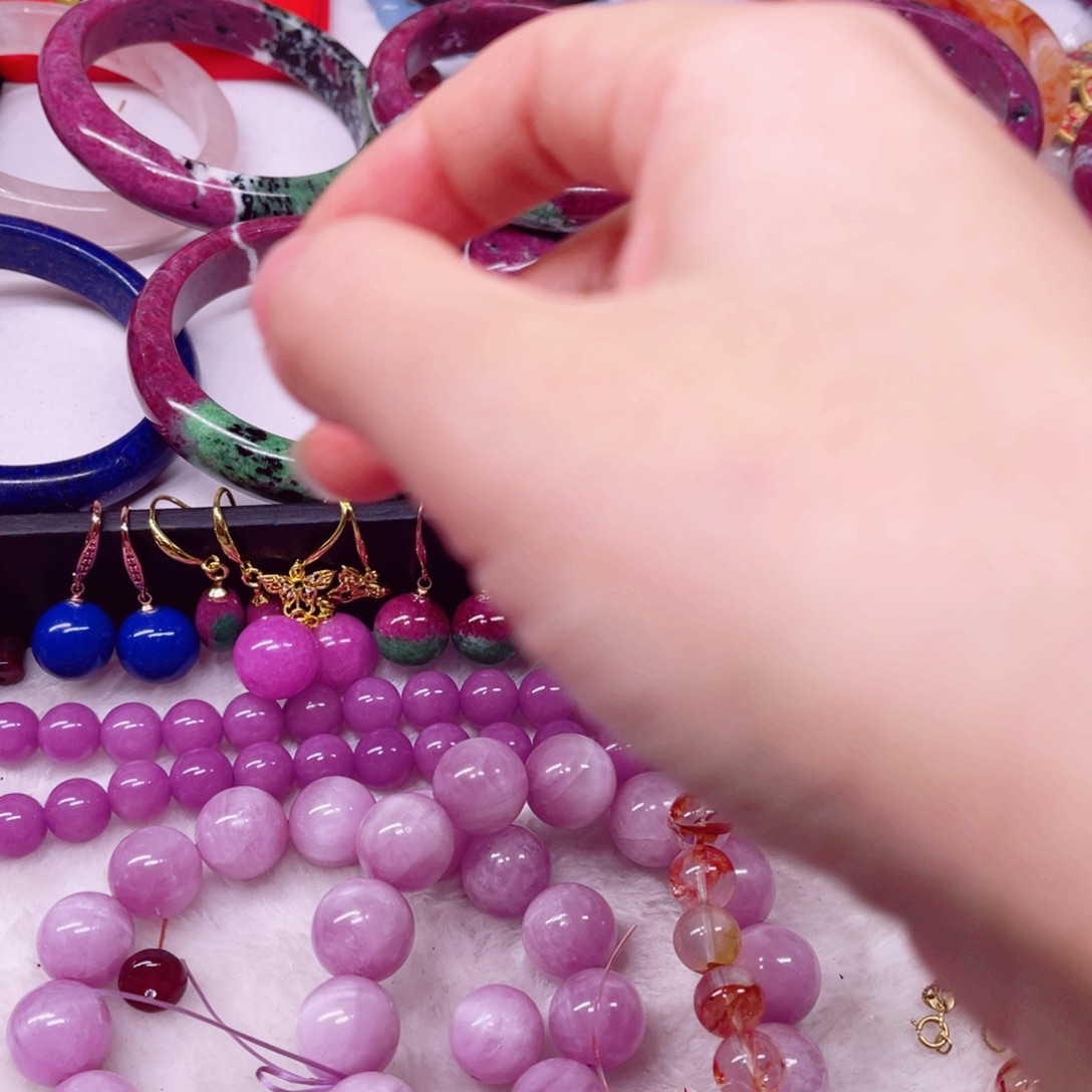 碧玺项链银S925镶嵌好看