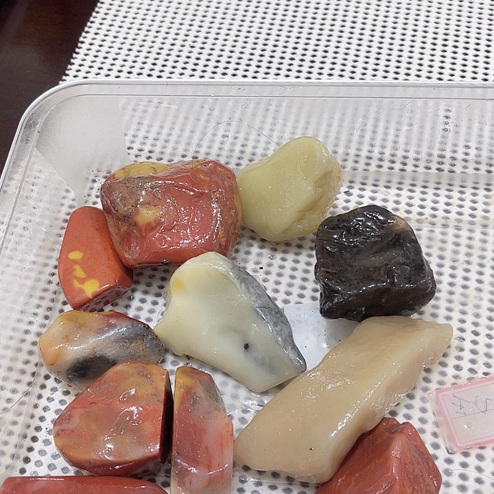 泥塑寿山石原石11个一起