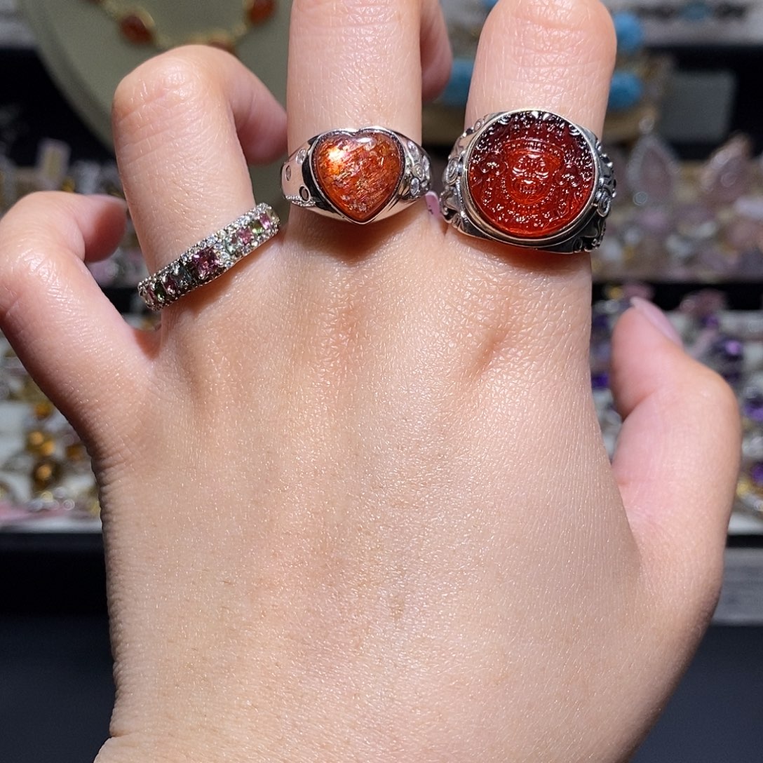 木***螺银S925镶嵌水晶戒指