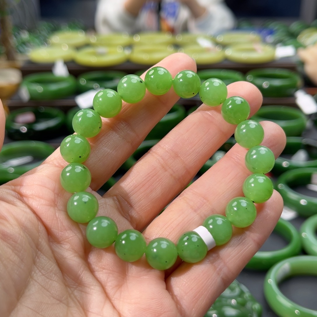 和田玉（糖玉）手链未镶嵌沐*