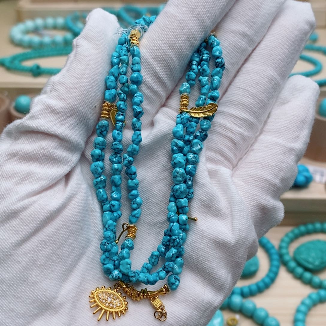 绿松石珠宝奇石未镶嵌