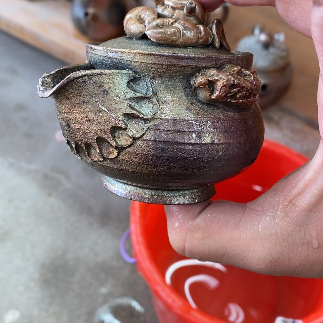 陶园柴烧，精品高货。霞*.V75