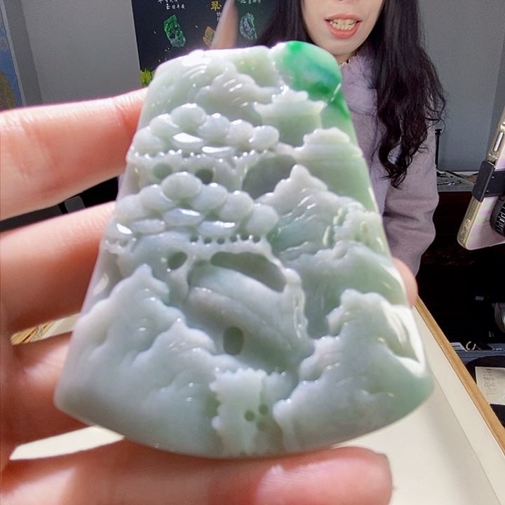 颈饰未镶嵌翡翠翡翠