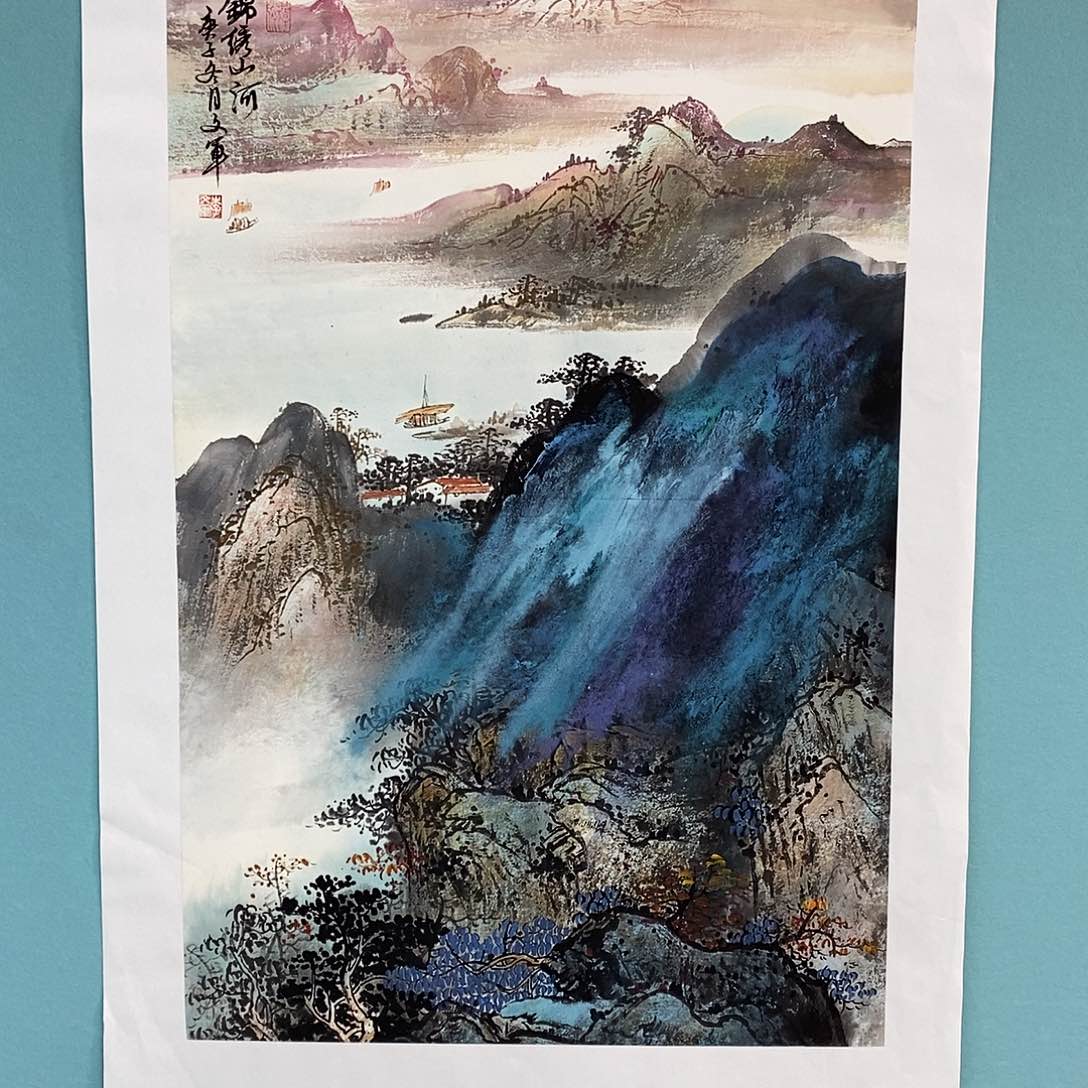 国画李文军教授作品