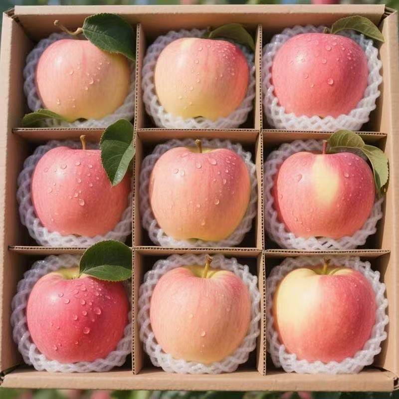 脆甜多汁正宗山西红富士苹果新鲜水果孕妇苹果整箱新鲜苹果富贵