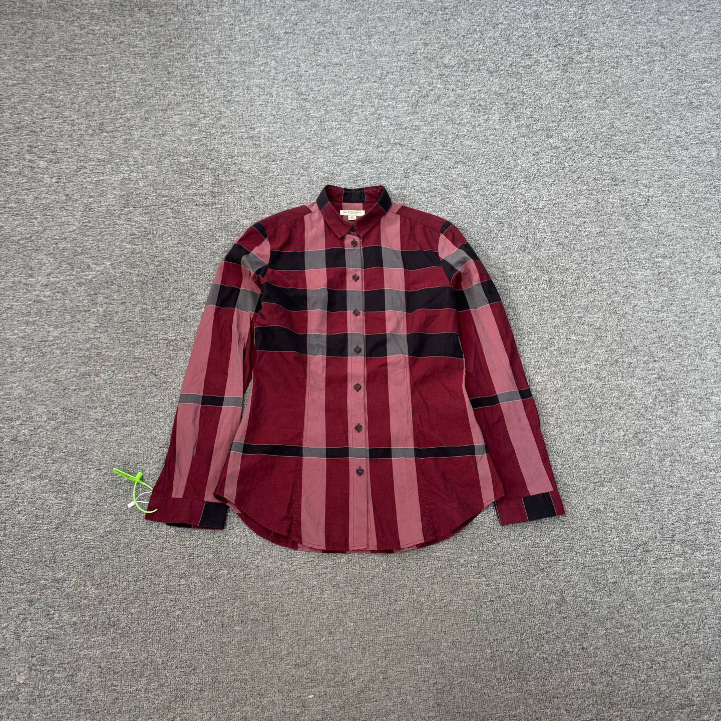 99新 AMIPARIS Burberry 格纹衬衫uk8