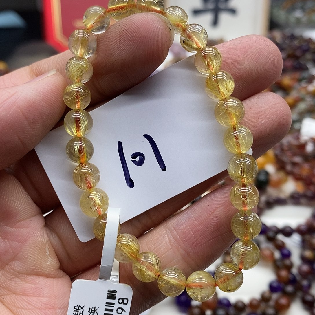 水晶手链未镶嵌天然