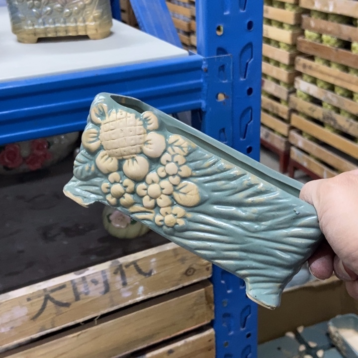 陶瓷花盆单场满9.9发16*8*6.5